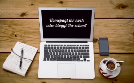 Homepagt Ihr noch oder bloggt Ihr schon?