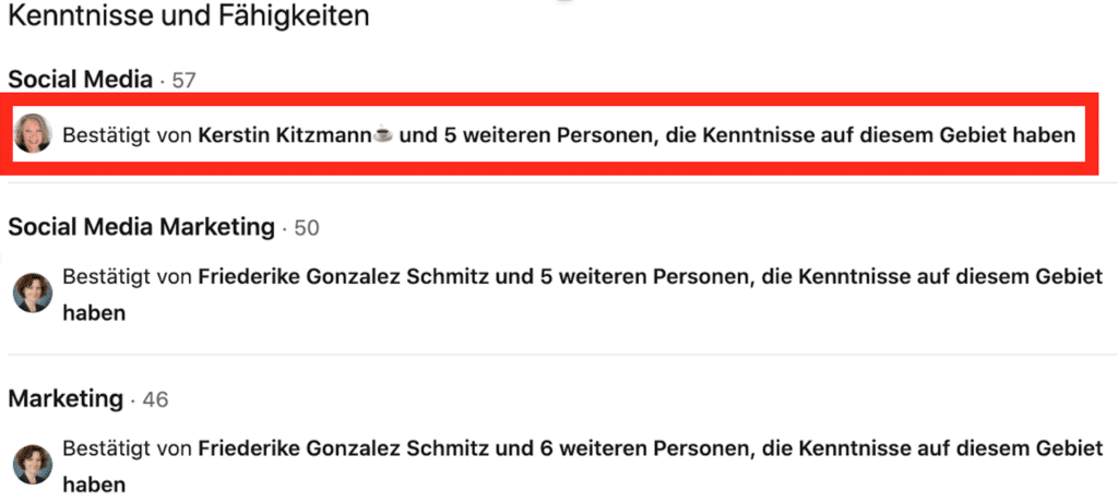 LinkedIn Reichweite