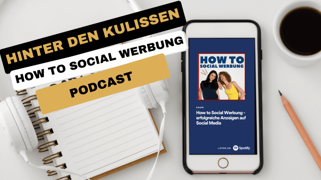 Auf einem Smartphone wird der Podcast How To Social Werbung auf Spotify abgespielt